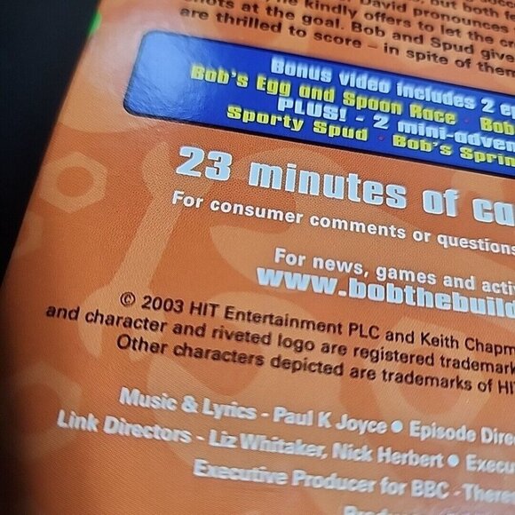 Bob The Builder Cartoon Vhs lot of 2 Clean - Picture 4 of 4